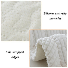 AEEISHOMEREFORM non-slip silicone padding helps the cover stay put during active pets.