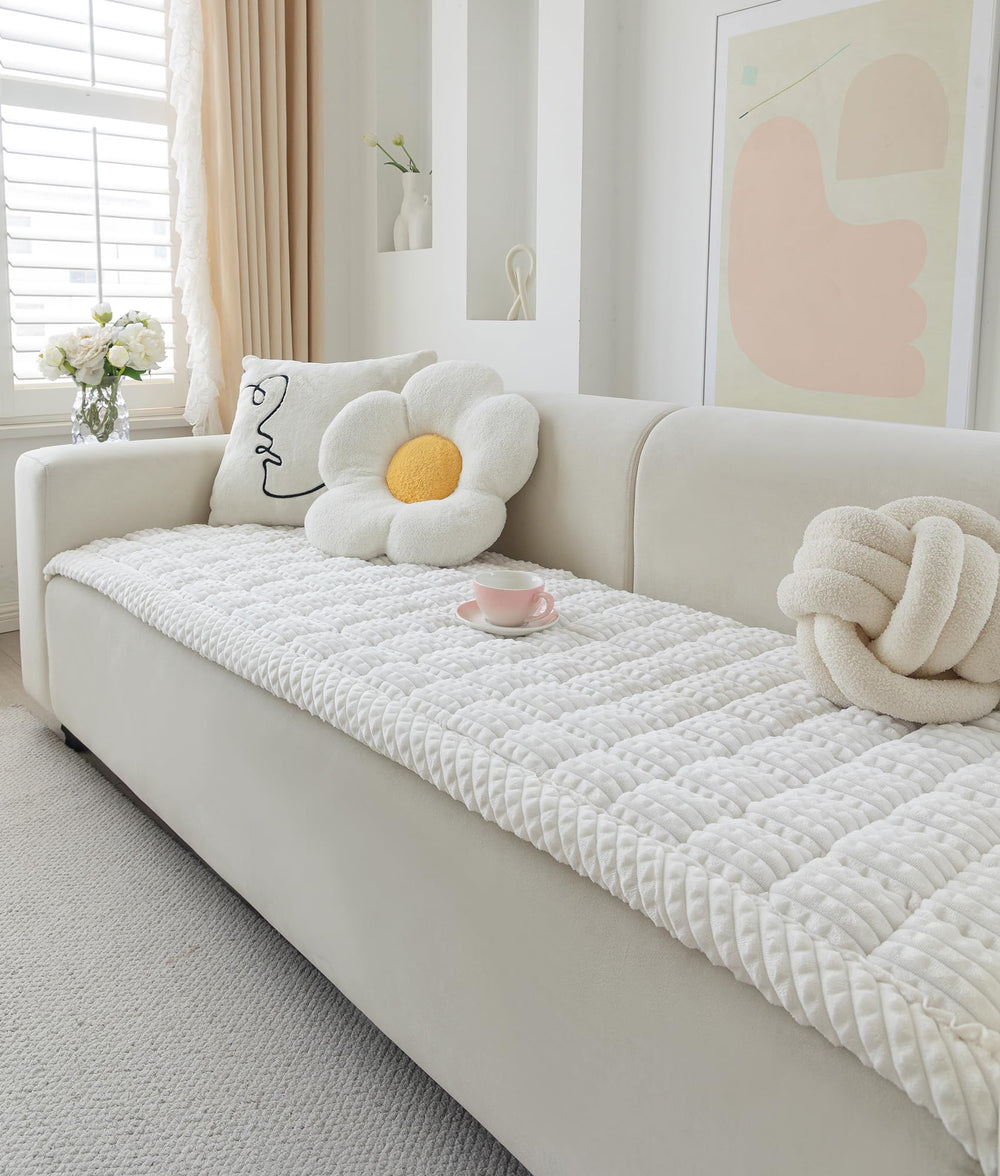 AEEISHOMEREFORM pet-friendly-design keeps pets cozy as a sofa protector or window cushion.