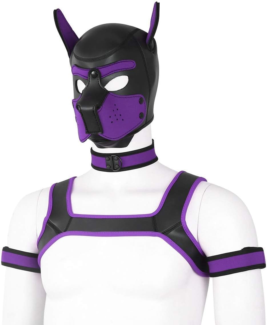 Aendu puppy hood side view highlights ergonomic fit and breathable wear