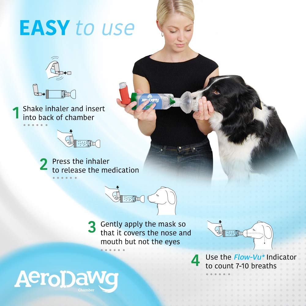 AeroDawg custom valve design simplifies dosing with Metered Dose Inhalers.