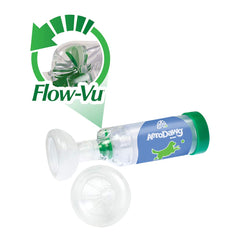 AeroDawg original canine aerosol chamber in use supports inhalation therapy for dogs.