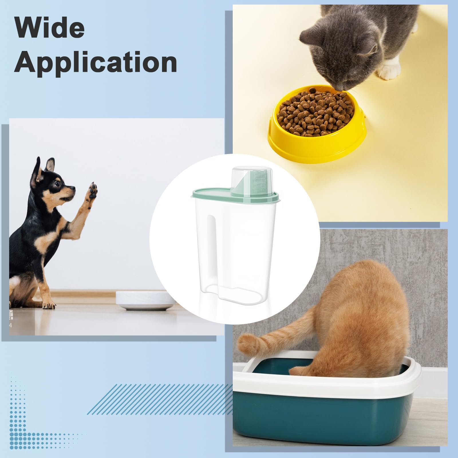 AEROiVi multi-use pet supplies storage for dry goods like kibble