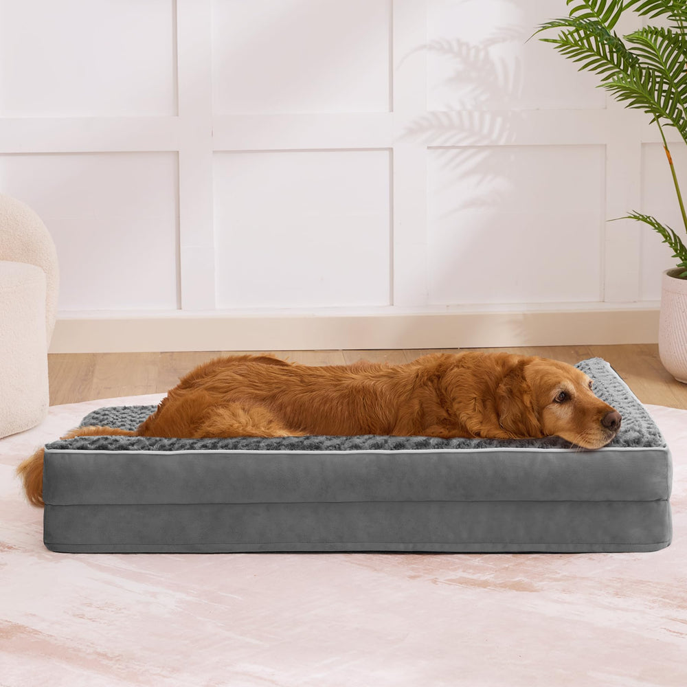Aeroluxe bed with portable handle makes moving between rooms effortless.