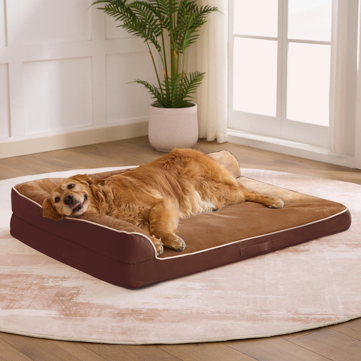 Aeroluxe XL orthopedic egg-crate foam supports joints for comfort