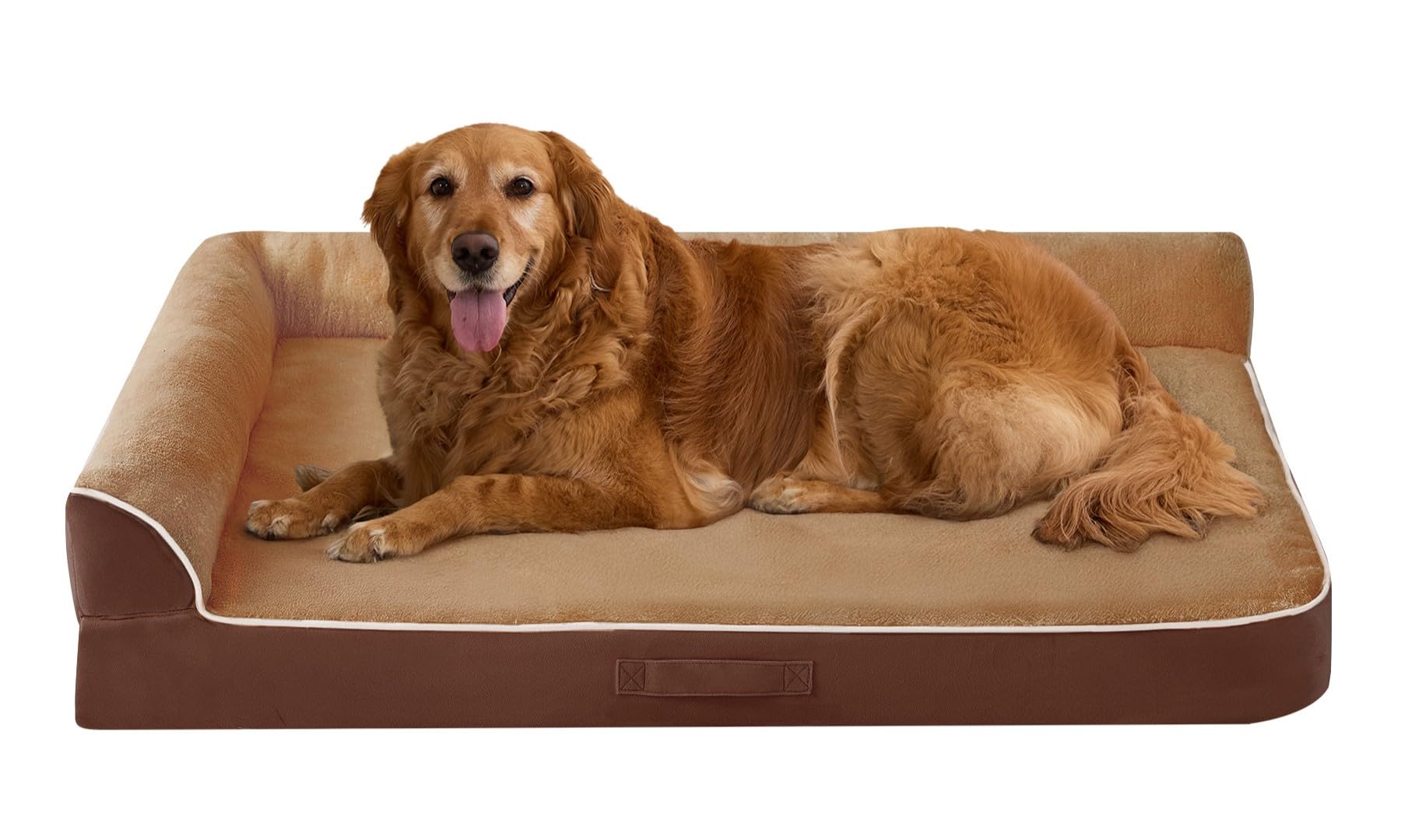 Aeroluxe dog bed XXL portable handle for easy relocation.