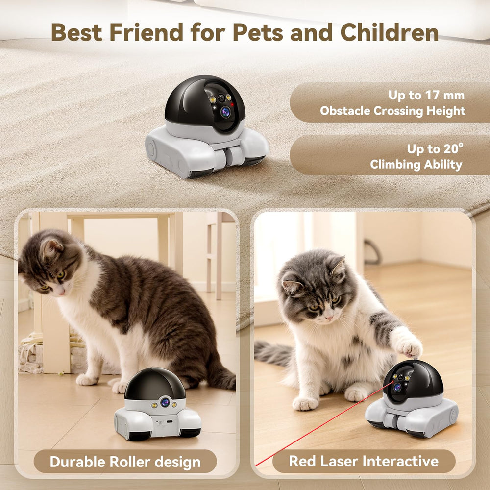 AEZ Robot Camera night vision reveals clear details after dark for safer home monitoring.