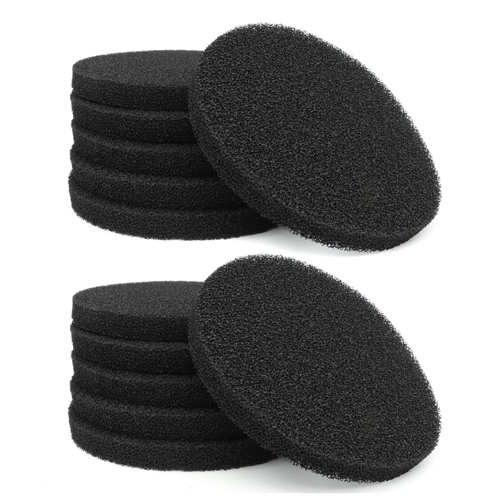 AFACYGN 12-pack carbon filter pads for FX filters purify aquarium water.