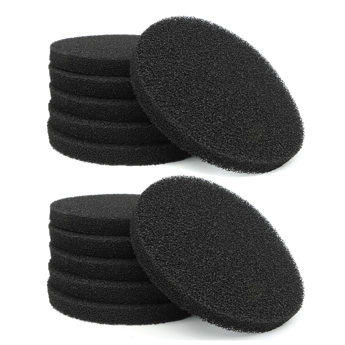 AFACYGN 12-pack carbon filter pads for FX filters purify aquarium water.