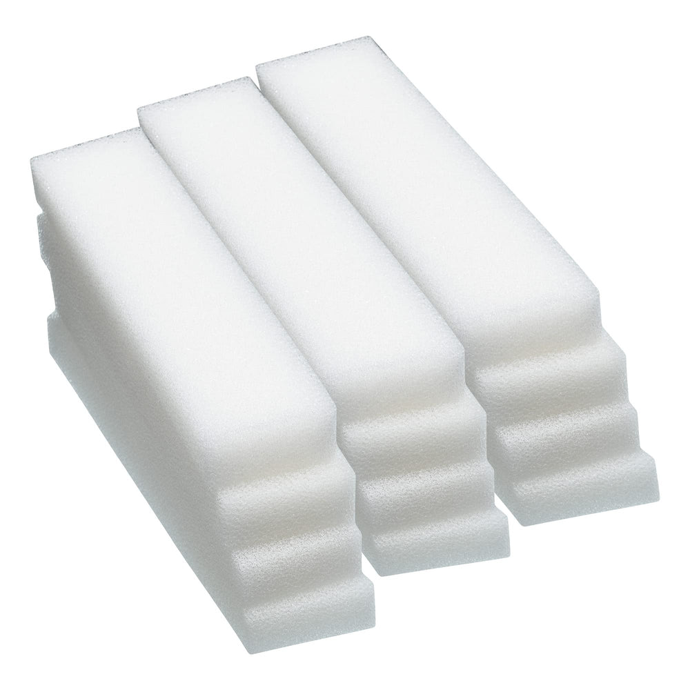 Close-up of AFACYGN sponge pads installed in FX4/FX5/FX6 capturing debris effectively