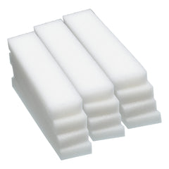 Close-up of AFACYGN sponge pads installed in FX4/FX5/FX6 capturing debris effectively