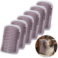 Afarnook 6-pack cat corner scratchers with catnip to attract shy cats.