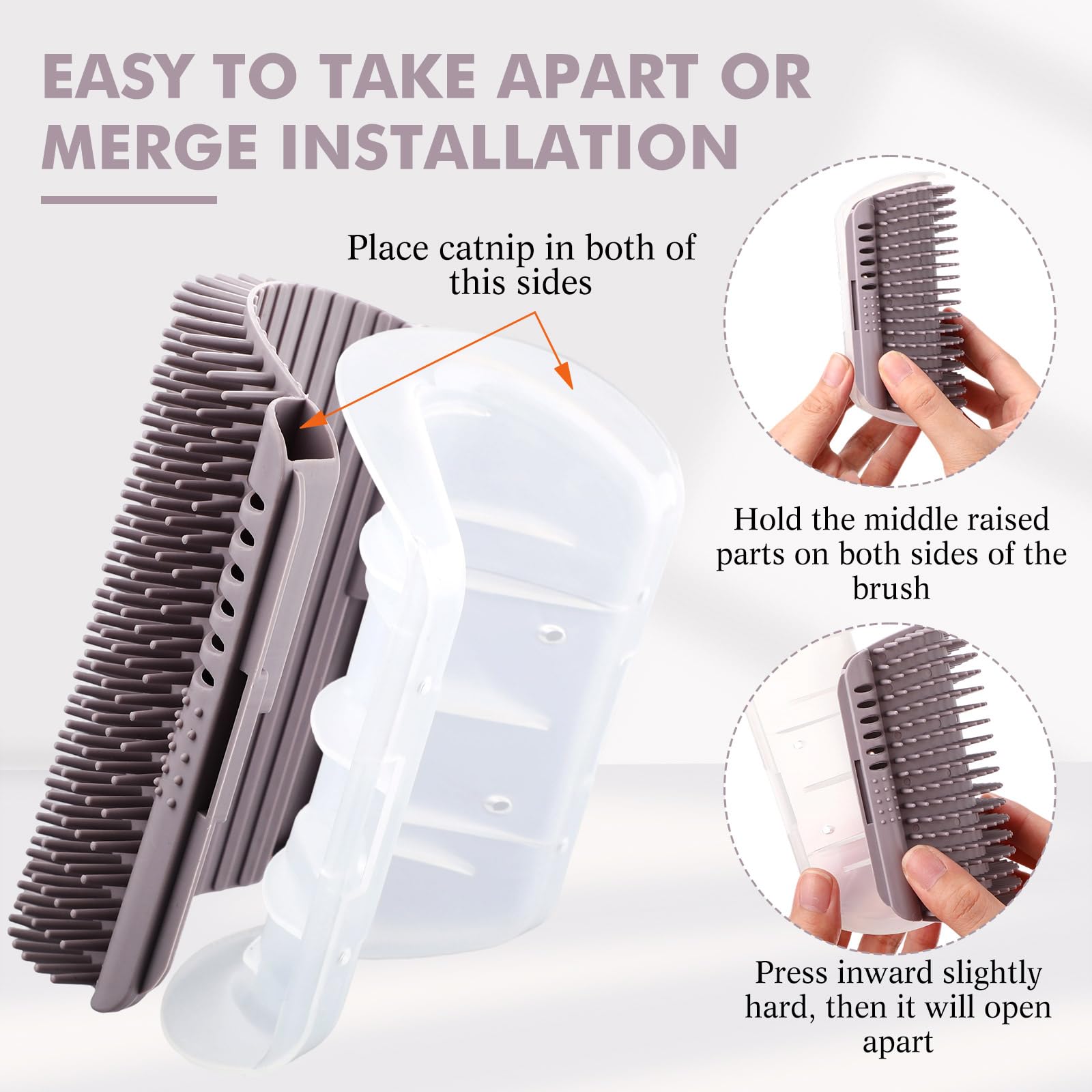 Afarnook soft plastic bristles closeup providing gentle massage.