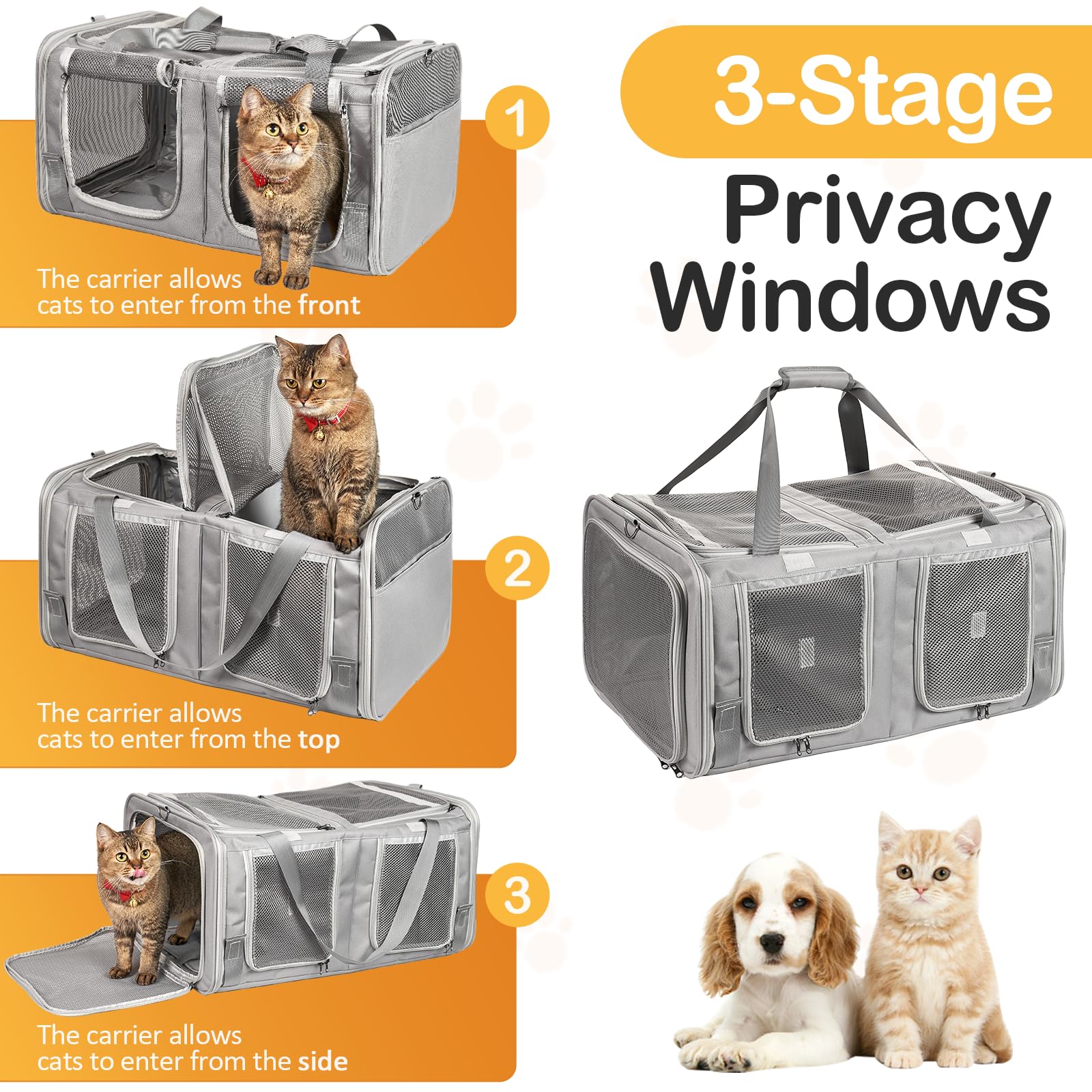 A.FATI safety rope keeps pets secured during transit