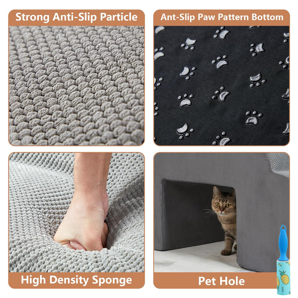 A.FATI dog stairs-assembly-dismantle shows flexible 2-in-1 setup
