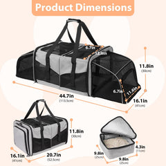 A.FATI expandable sides add extra room for lounging and comfort.
