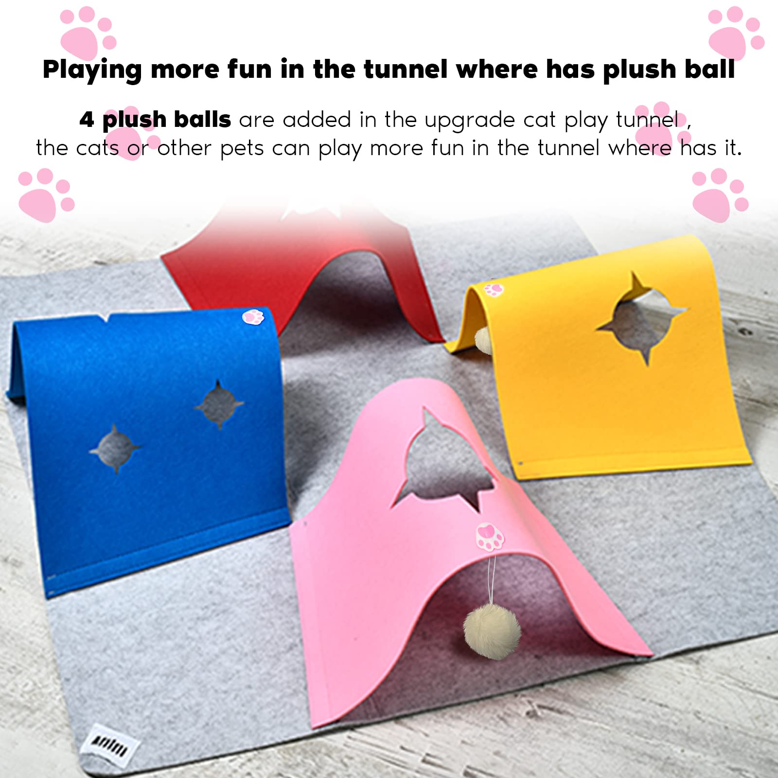 AFLIFLI foldable cat tunnel highlights portability for travel and small apartments