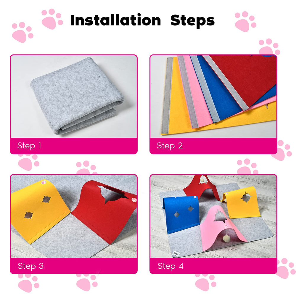 AFLIFLI indoor pet play area provides spacious exploration and rest