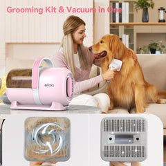 Afloia dog grooming kit low-noise design keeps pets calm during trimming sessions.