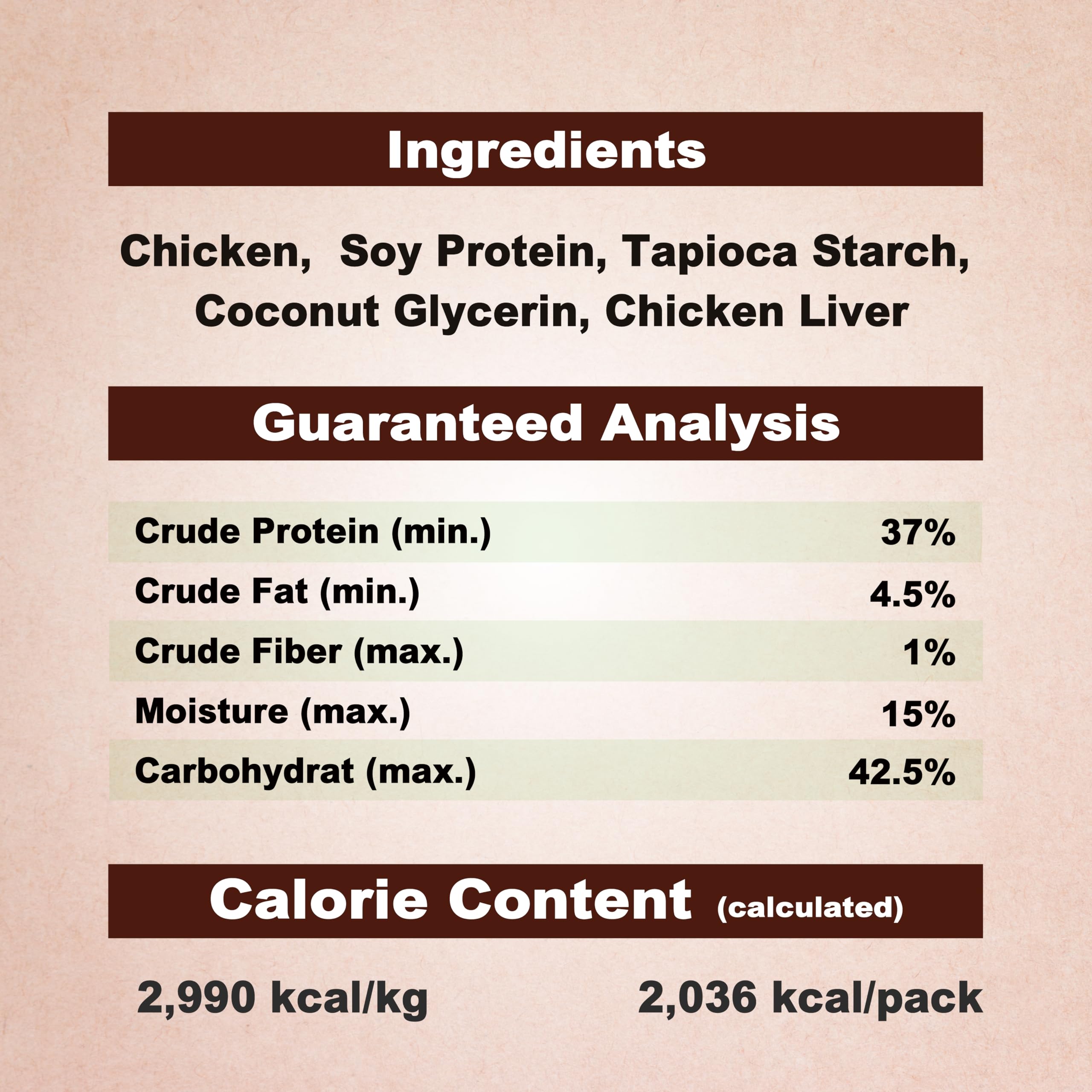 Afreschi Chicken Treats digestive-friendly formulation supports sensitive stomachs.
