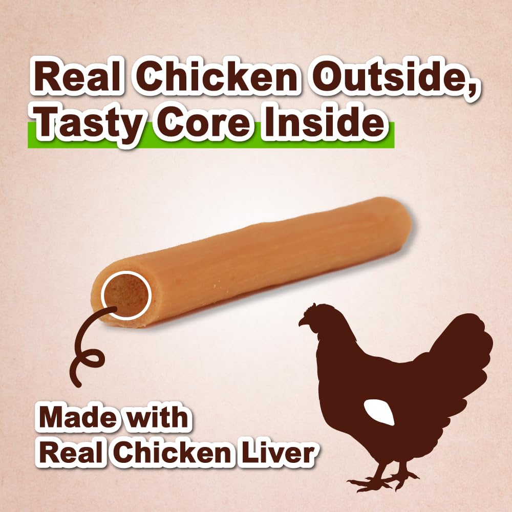 Afreschi Chicken Treats grain-free recipe supports easy digestion.