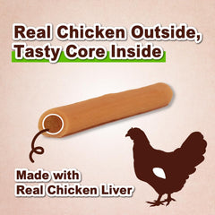 Afreschi Chicken Treats grain-free recipe supports easy digestion.