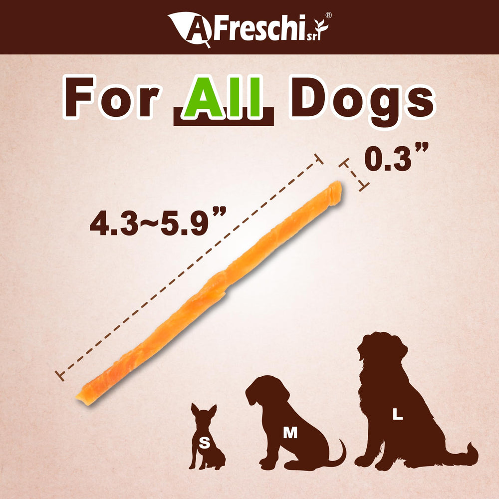 Afreschi Soft Chicken Dog Treats real chicken first ingredient highlights protein-rich rewards