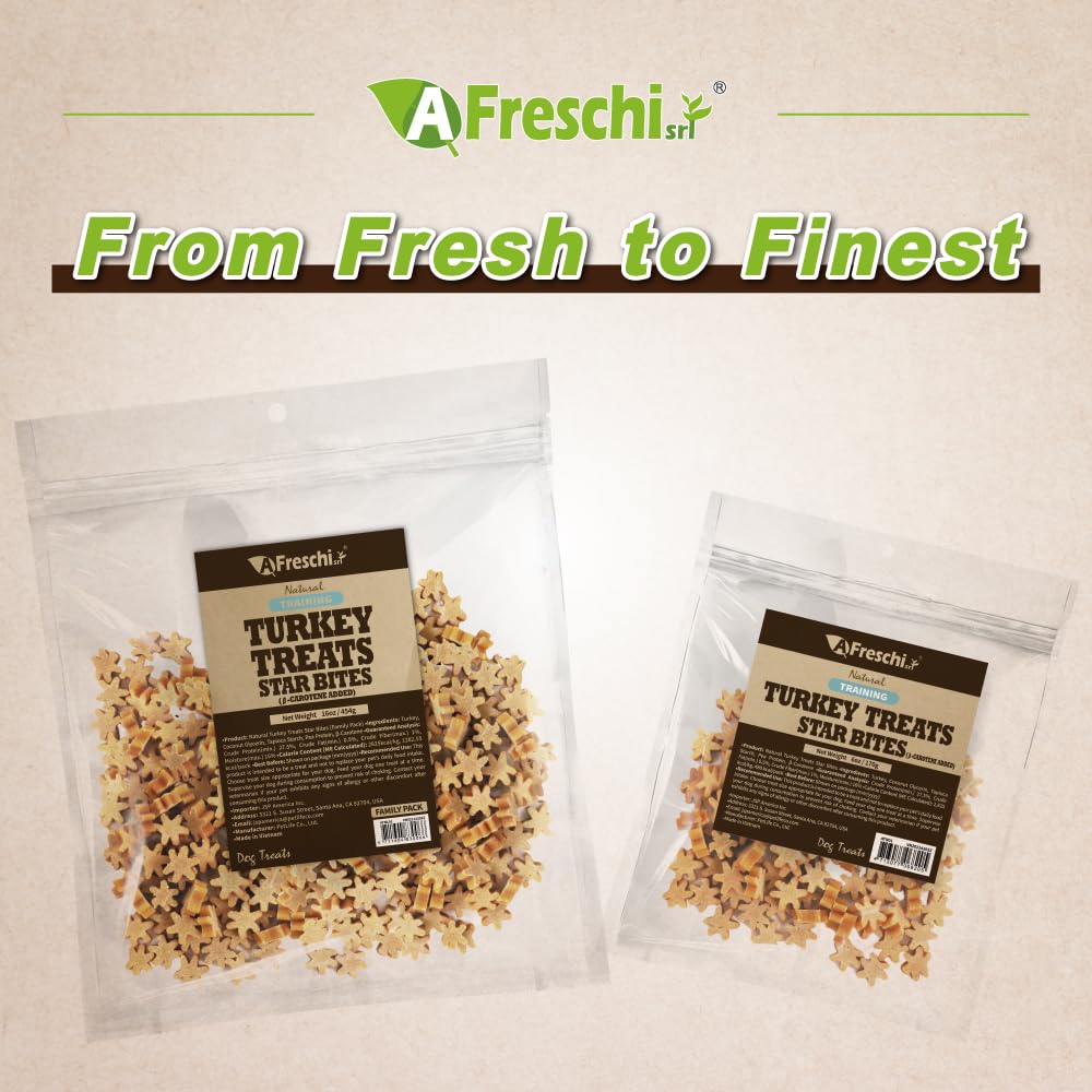 Afreschi Star Bites ideal for puppies and small dogs during daily snack routines.