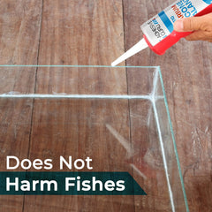 AG Adhesive Guru Aquarium Sealant seals glass seams with flexible bond.