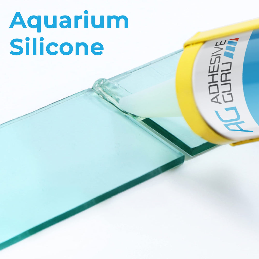 AG Adhesive Guru Aquarium Sealant forms flexible, durable bond.