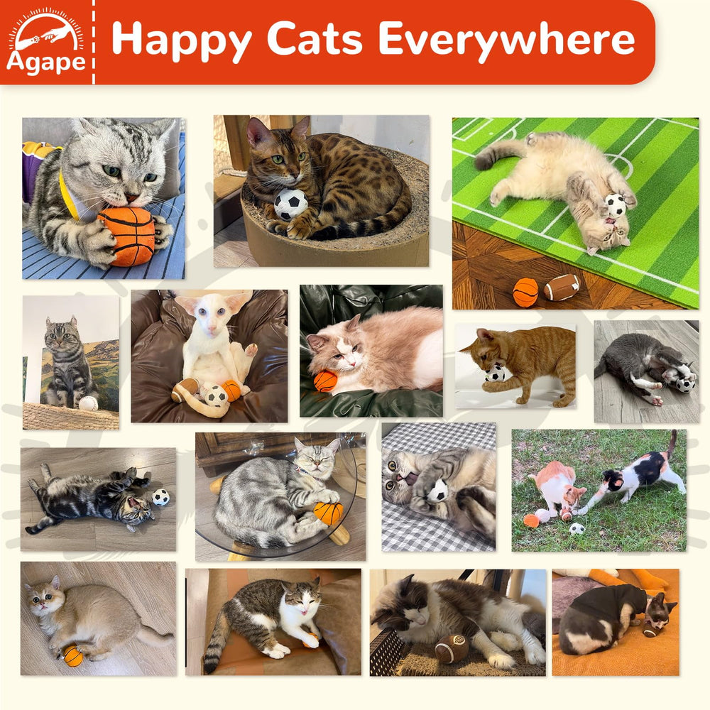 Agape enrichment playtime scene depicts cozy home play with catnip fragrance