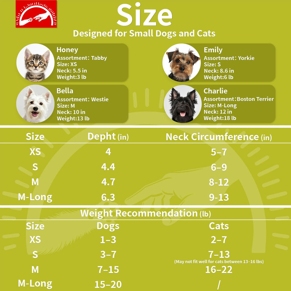 Agape Soft Cone provides deeper protection around paws and hindquarters during recovery
