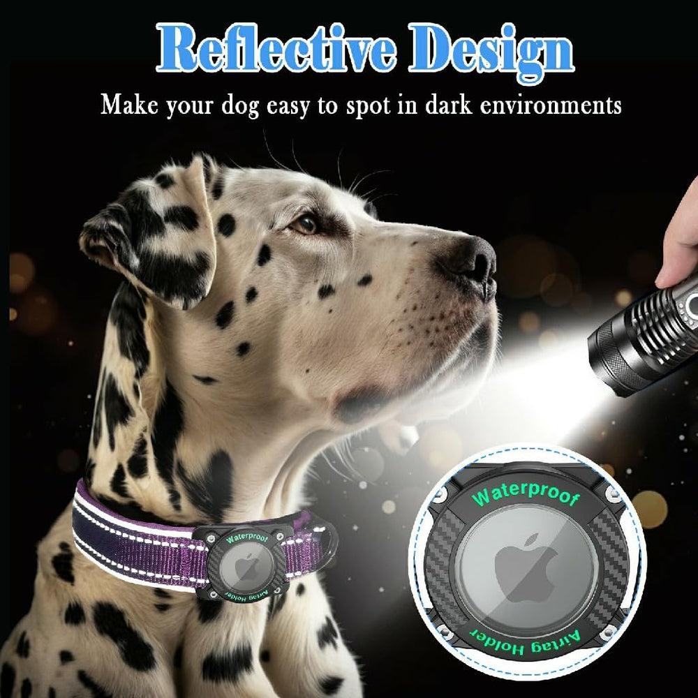 Soft padded nylon interior of AgoumLux collar for comfortable wear