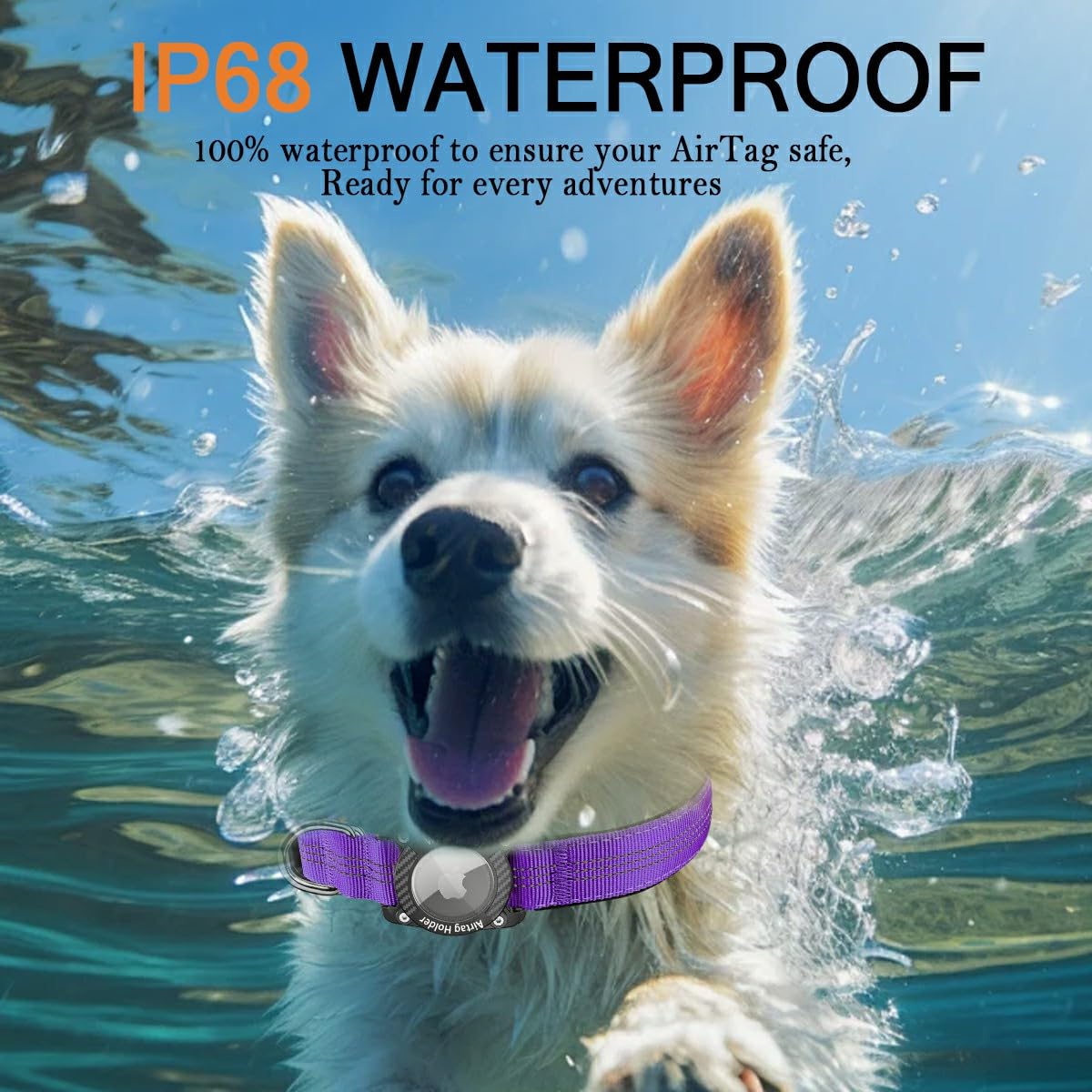 AgoumLux durable nylon outer highlights tough construction for active dogs.