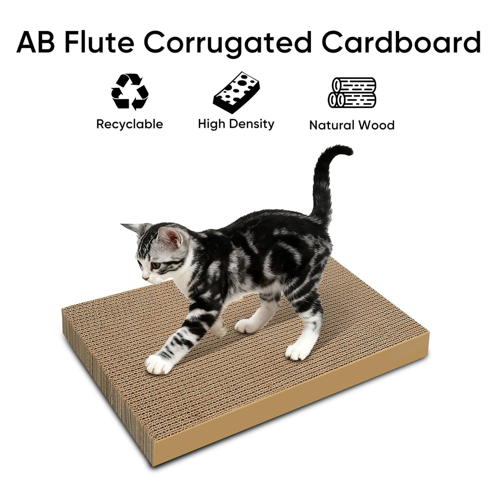 AGYM 5-pack refill cardboard, five boards included for extended scratching.
