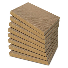 AGYM 8-pack cat scratcher board on floor for versatile scratching space.