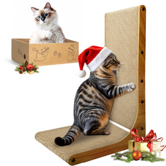 AGYM Cat Scratcher 26-inch L-shape assembly for quick setup and play
