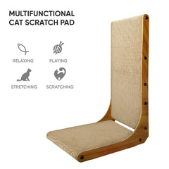 AGYM Cat Scratcher with box included keeps scraps contained
