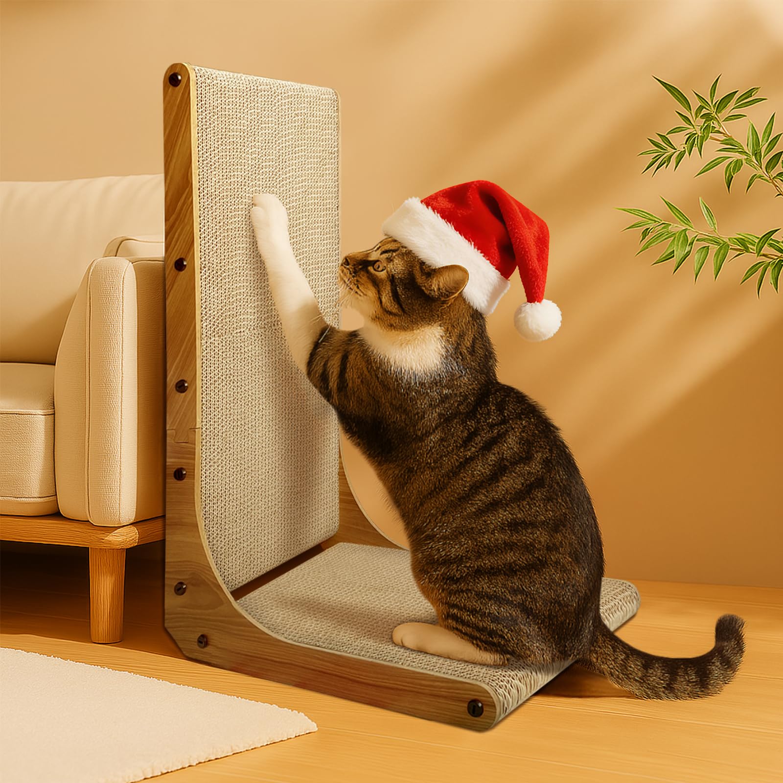 AGYM Cat Scratcher dimensions 16.2x10.5x26 inches for versatile use