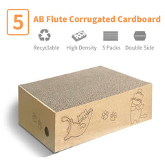 AGYM Cat Scratcher wall-mount option shows versatile placement for space-friendly setups