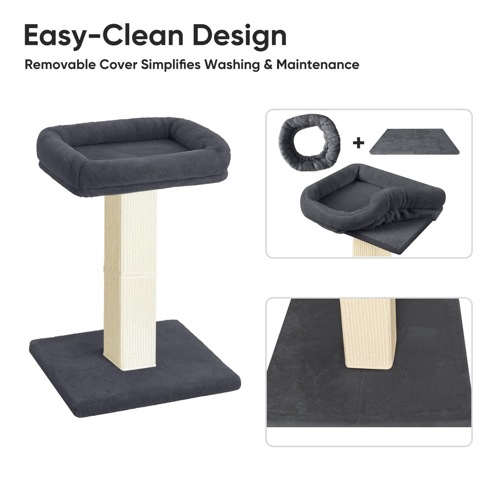 AGYM Cat Scratching Post space-saving design demonstrates vertical fun in compact homes.
