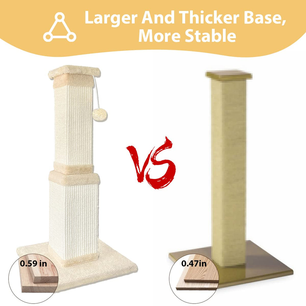 AGYM cat scratching post helping protect furniture from scratches