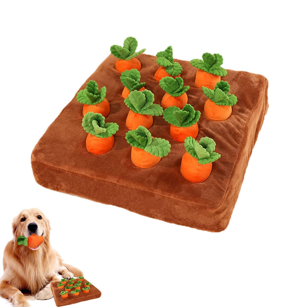 AGYTBG Carrot Snuffle Mat machine washable pads enable easy cleanup.