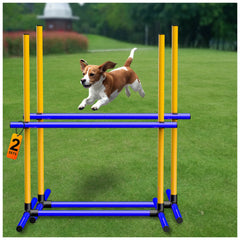 AHAILUOO adjustable jump-set shown in-pack for easy home training.