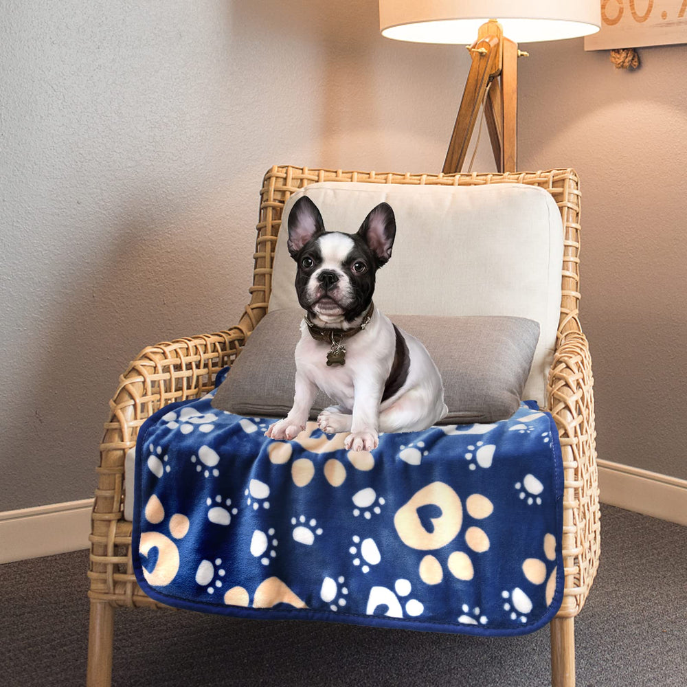 AHOOCUSTOM dog blanket bed coverage showing full-room blanket fit