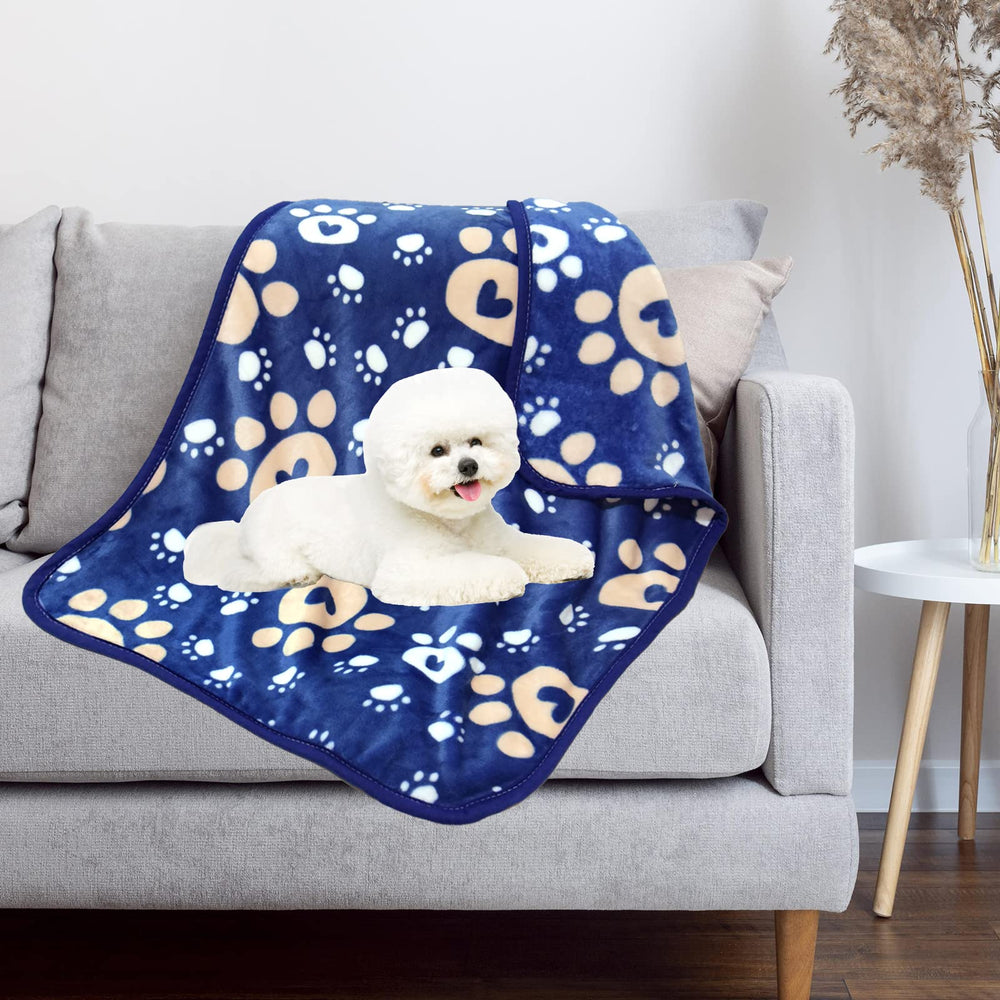 AHOOCUSTOM dog blanket on couch protecting furniture from scratches