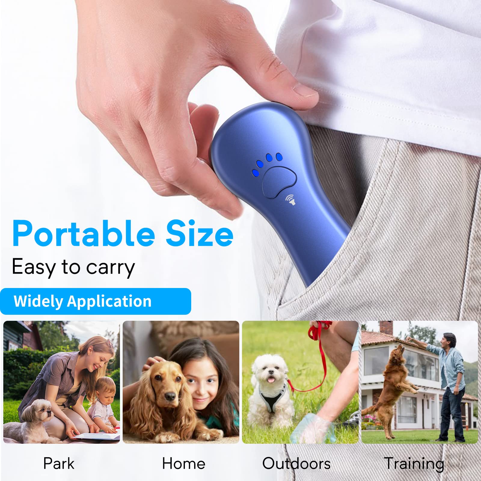 Ahwhg portable training device during jog with effective range up to 16.4 feet.
