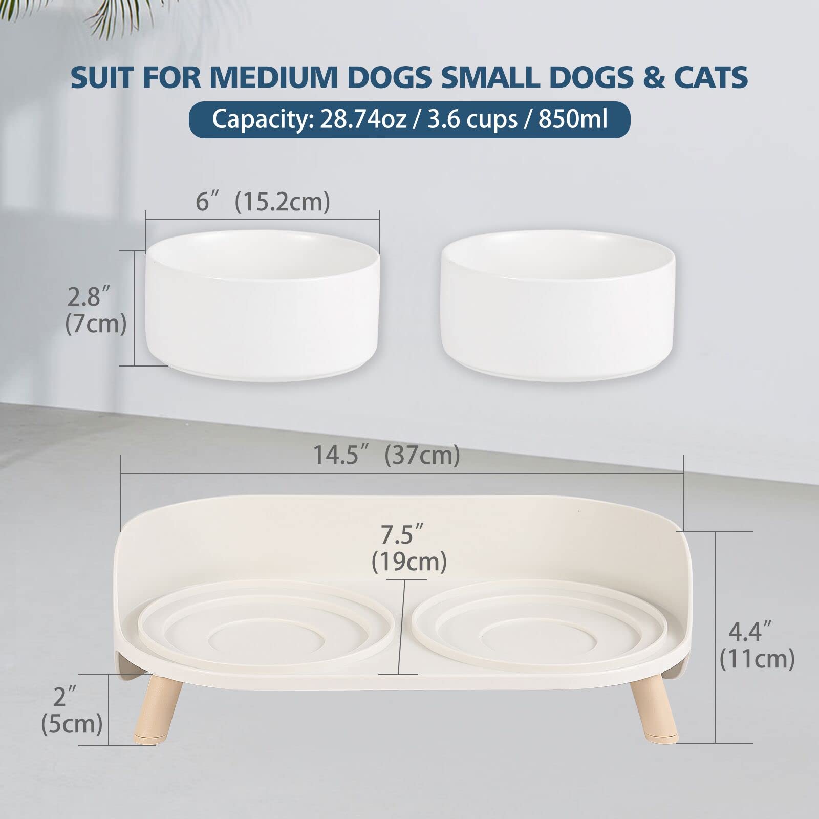 AHX splash-proof guard keeps surfaces clean during pet meals.