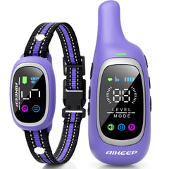 AIKEEP 2-in-1 dog collar with multiple modes for versatile training and bark control.