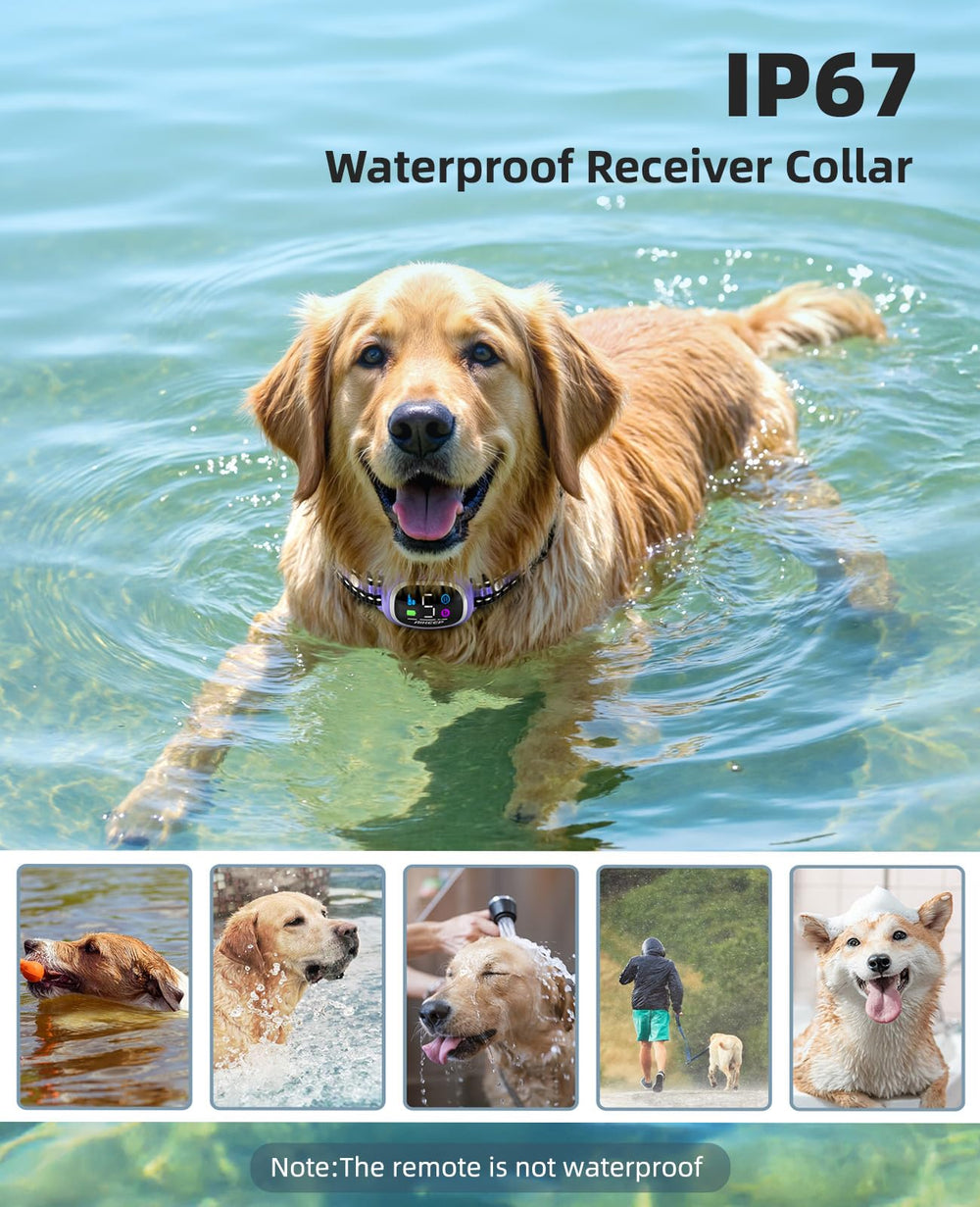 AIKEEP adjustable nylon collar fits 6–27 inches for small to large dogs.