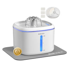 AIAUON cat water fountain setup demonstrates tool-free assembly for quick hydration